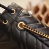 God Factory Gucci 𝐆𝐆 𝐌𝐚𝐫𝐦𝐨𝐧𝐭 Black 575163 Size 19𝐜𝐦*17𝐜𝐦