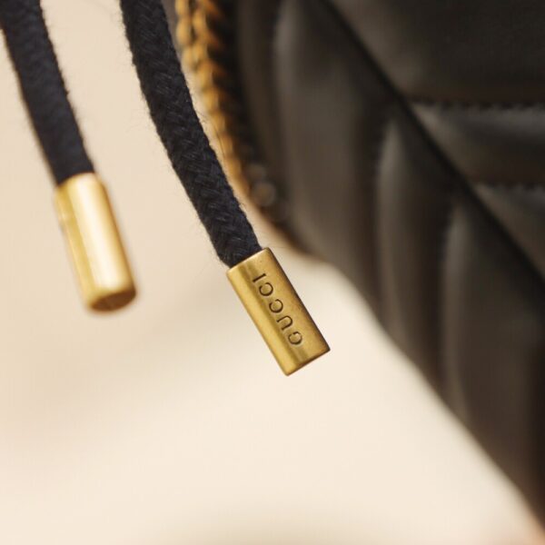 God Factory Gucci 𝐆𝐆 𝐌𝐚𝐫𝐦𝐨𝐧𝐭 Black 575163 Size 19𝐜𝐦*17𝐜𝐦