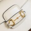 God Factory Gucci 𝐇𝐨𝐫𝐬𝐞𝐛𝐢𝐭 𝟭𝟵𝟱𝟱 𝐌𝐢𝐧𝐢 White 658574 Size 20.6*14.4*5.1cm