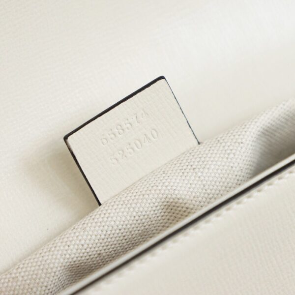 God Factory Gucci 𝐇𝐨𝐫𝐬𝐞𝐛𝐢𝐭 𝟭𝟵𝟱𝟱 𝐌𝐢𝐧𝐢 White 658574 Size 20.6*14.4*5.1cm
