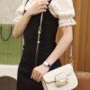 God Factory Gucci 𝐇𝐨𝐫𝐬𝐞𝐛𝐢𝐭 𝟭𝟵𝟱𝟱 𝐌𝐢𝐧𝐢 White 658574 Size 20.6*14.4*5.1cm