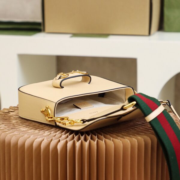 God Factory Gucci 𝐇𝐨𝐫𝐬𝐞𝐛𝐢𝐭 𝟭𝟵𝟱𝟱 𝐌𝐢𝐧𝐢 Rice 658574 Size 20.6*14.4*5.1cm