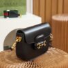 God Factory Gucci 𝐇𝐨𝐫𝐬𝐞𝐛𝐢𝐭 𝟭𝟵𝟱𝟱 𝐌𝐢𝐧𝐢 Black 658574 Size 20.6*14.4*5.1cm