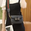 God Factory Gucci 𝐇𝐨𝐫𝐬𝐞𝐛𝐢𝐭 𝟭𝟵𝟱𝟱 𝐌𝐢𝐧𝐢 Black 658574 Size 20.6*14.4*5.1cm