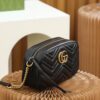 God Factory Gucci 𝐆𝐆 𝐌𝐚𝐫𝐦𝐨𝐧𝐭 Black 447632 Size 24*13*7cm