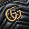God Factory Gucci 𝐆𝐆 𝐌𝐚𝐫𝐦𝐨𝐧𝐭 Black 447632 Size 24*13*7cm