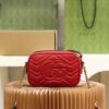 God Factory Gucci 𝐆𝐆 𝐌𝐚𝐫𝐦𝐨𝐧𝐭 Red 448065 Size 18*12*6cm