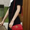 God Factory Gucci 𝐆𝐆 𝐌𝐚𝐫𝐦𝐨𝐧𝐭 Red 448065 Size 18*12*6cm