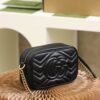 God Factory Gucci 𝐆𝐆 𝐌𝐚𝐫𝐦𝐨𝐧𝐭 Black 448065 Size 18*12*6cm