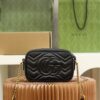 God Factory Gucci 𝐆𝐆 𝐌𝐚𝐫𝐦𝐨𝐧𝐭 Black 448065 Size 18*12*6cm