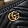 God Factory Gucci 𝐆𝐆 𝐌𝐚𝐫𝐦𝐨𝐧𝐭 Black 448065 Size 18*12*6cm