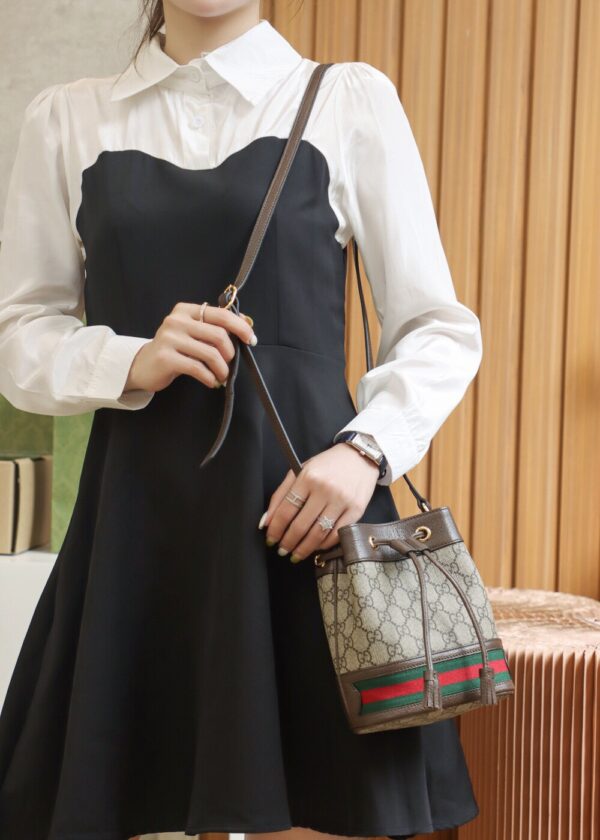 God Factory Gucci 𝐎𝐩𝐡𝐢𝐝𝐚 𝐆𝐆 𝐌𝐢𝐧𝐢 550620 Size 15.5*19*9𝙘𝙢