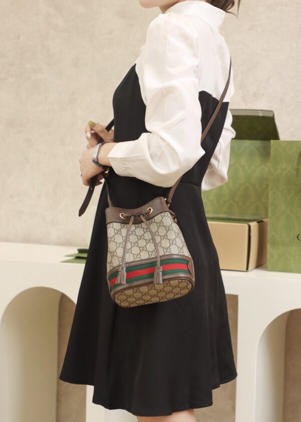 God Factory Gucci 𝐎𝐩𝐡𝐢𝐝𝐚 𝐆𝐆 𝐌𝐢𝐧𝐢 550620 Size 15.5*19*9𝙘𝙢