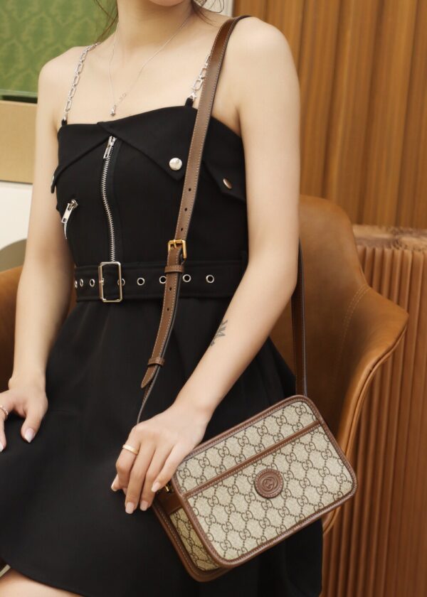 God Factory Gucci GG Camera Bag 658572 Size 22.5*14*7cm