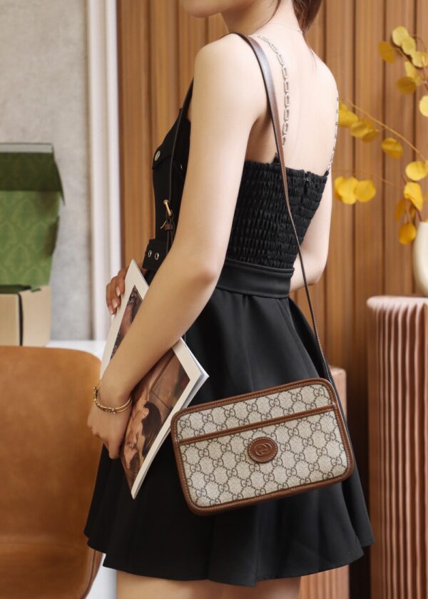 God Factory Gucci GG Camera Bag 658572 Size 22.5*14*7cm