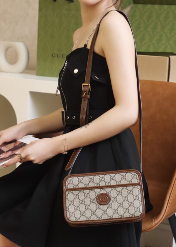 God Factory Gucci GG Camera Bag 658572 Size 22.5*14*7cm