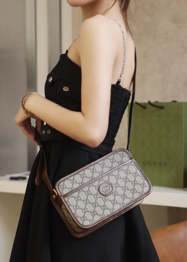 God Factory Gucci GG Camera Bag 658572 Size 22.5*14*7cm