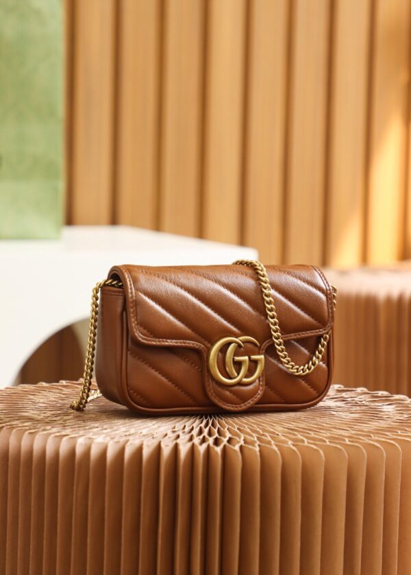 God Factory Gucci 𝙂 𝙂 𝙈𝙖𝙧𝙢𝙤𝙣𝙩 574969 Size 16.5*10.2*5.1cm