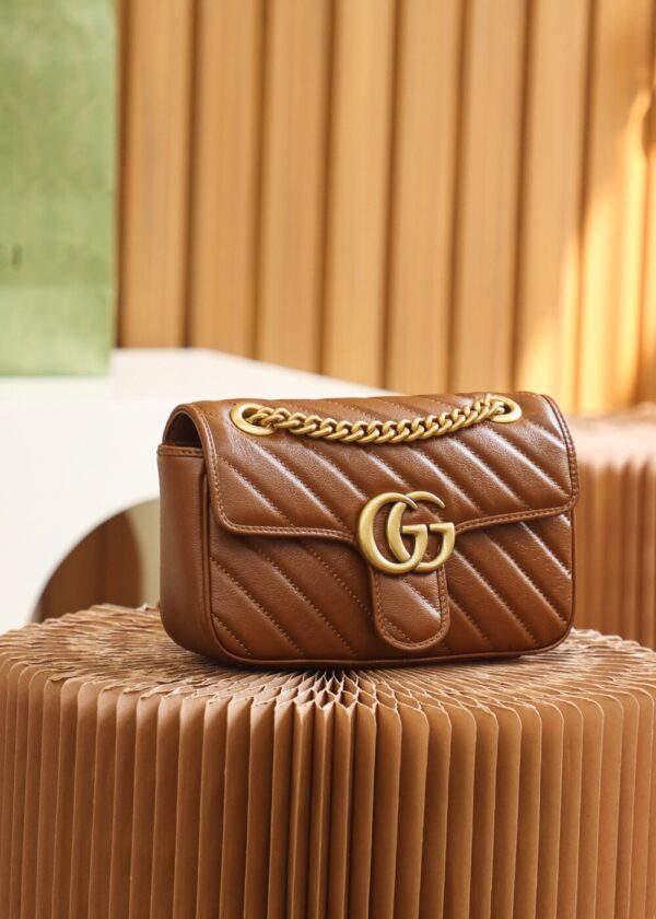 God Factory Gucci 𝙂 𝙂 𝙈𝙖𝙧𝙢𝙤𝙣𝙩 446744 Size 22*13*6cm