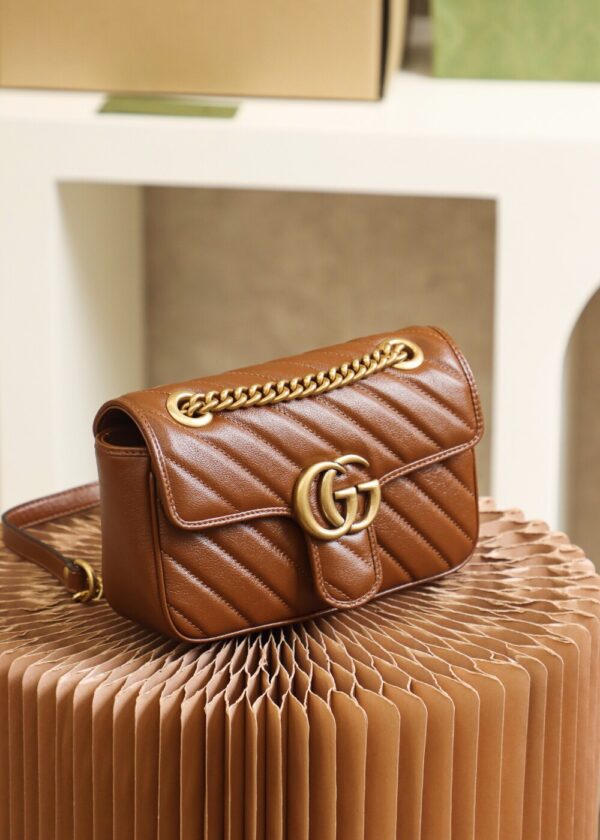 God Factory Gucci 𝙂 𝙂 𝙈𝙖𝙧𝙢𝙤𝙣𝙩 446744 Size 22*13*6cm