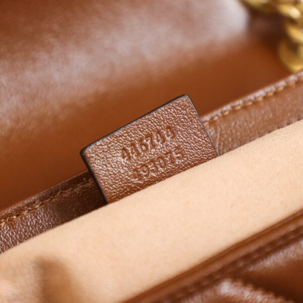God Factory Gucci 𝙂 𝙂 𝙈𝙖𝙧𝙢𝙤𝙣𝙩 446744 Size 22*13*6cm
