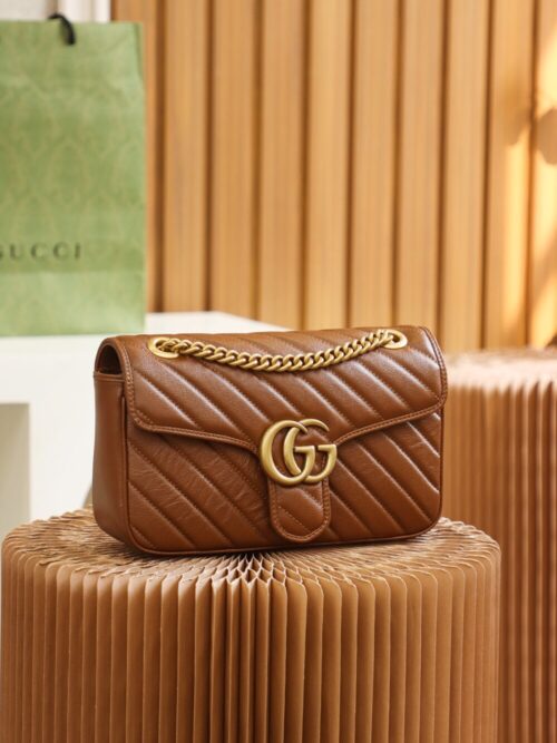 God Factory Gucci 𝙂 𝙂 𝙈𝙖𝙧𝙢𝙤𝙣𝙩 443497 Size 26*15*7cm