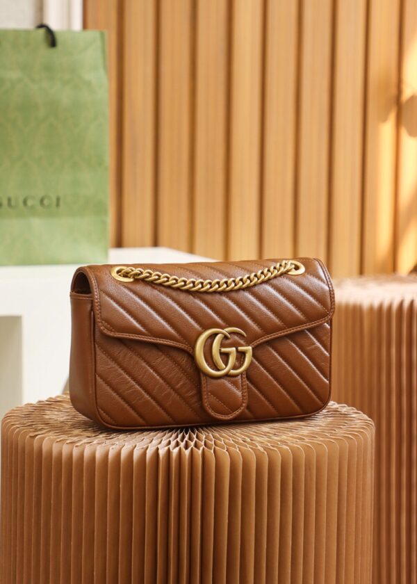 God Factory Gucci 𝙂 𝙂 𝙈𝙖𝙧𝙢𝙤𝙣𝙩 443497 Size 26*15*7cm