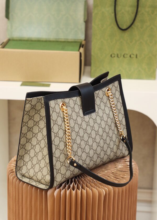 God Factory Gucci 𝐏𝐚𝐝𝐥𝐨𝐜𝐤 Black / Medium 479197 Size 35*23.5*14𝐜𝐦