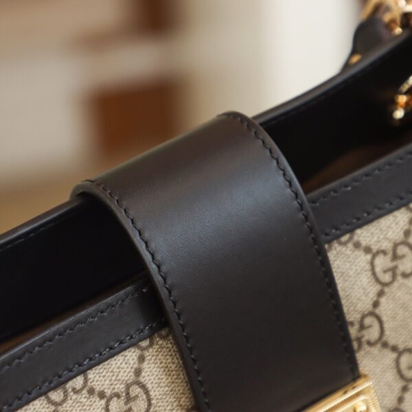 God Factory Gucci 𝐏𝐚𝐝𝐥𝐨𝐜𝐤 Black / Medium 479197 Size 35*23.5*14𝐜𝐦