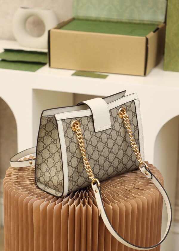 God Factory Gucci 𝐏𝐚𝐝𝐥𝐨𝐜𝐤 Brown / Small 498156 Size 26*18*10𝐜𝐦
