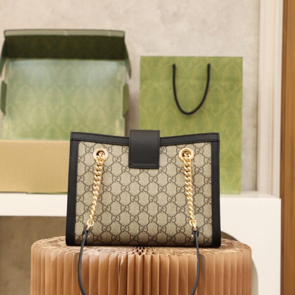 God Factory Gucci 𝐏𝐚𝐝𝐥𝐨𝐜𝐤 Black / Small 498156 Size 26*18*10𝐜𝐦