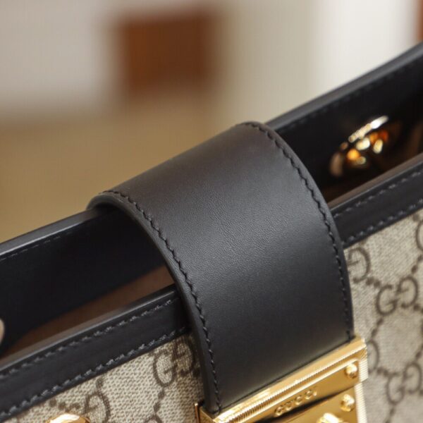 God Factory Gucci 𝐏𝐚𝐝𝐥𝐨𝐜𝐤 Black / Small 498156 Size 26*18*10𝐜𝐦