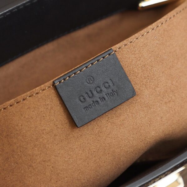 God Factory Gucci 𝐏𝐚𝐝𝐥𝐨𝐜𝐤 Black / Small 498156 Size 26*18*10𝐜𝐦