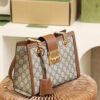 God Factory Gucci 𝐏𝐚𝐝𝐥𝐨𝐜𝐤 Brown / Small 498156 Size 26*18*10𝐜𝐦