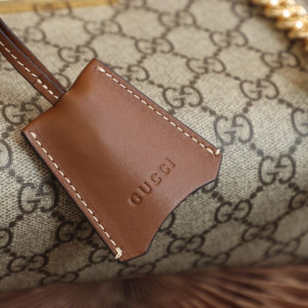 God Factory Gucci 𝐏𝐚𝐝𝐥𝐨𝐜𝐤 Brown / Small 498156 Size 26*18*10𝐜𝐦