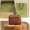 God Factory Gucci 𝐆𝐆 𝐌𝐚𝐫𝐦𝐨𝐧𝐭 𝐌𝐢𝐧𝐢 547260 21*15.5*8𝙘𝙢 Brown