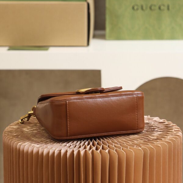 God Factory Gucci 𝐆𝐆 𝐌𝐚𝐫𝐦𝐨𝐧𝐭 𝐌𝐢𝐧𝐢 547260 21*15.5*8𝙘𝙢 Brown