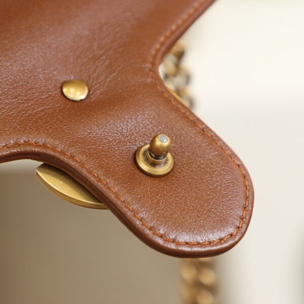 God Factory Gucci 𝐆𝐆 𝐌𝐚𝐫𝐦𝐨𝐧𝐭 𝐌𝐢𝐧𝐢 547260 21*15.5*8𝙘𝙢 Brown