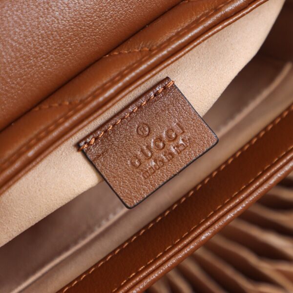 God Factory Gucci 𝐆𝐆 𝐌𝐚𝐫𝐦𝐨𝐧𝐭 𝐌𝐢𝐧𝐢 547260 21*15.5*8𝙘𝙢 Brown