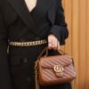 God Factory Gucci 𝐆𝐆 𝐌𝐚𝐫𝐦𝐨𝐧𝐭 𝐌𝐢𝐧𝐢 547260 21*15.5*8𝙘𝙢 Brown