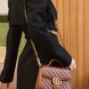 God Factory Gucci 𝐆𝐆 𝐌𝐚𝐫𝐦𝐨𝐧𝐭 𝐌𝐢𝐧𝐢 547260 21*15.5*8𝙘𝙢 Brown