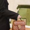 God Factory Gucci 𝐆𝐆 𝐌𝐚𝐫𝐦𝐨𝐧𝐭 𝐌𝐢𝐧𝐢 547260 21*15.5*8𝙘𝙢 Brown