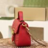 God Factory Gucci 𝐆𝐆 𝐌𝐚𝐫𝐦𝐨𝐧𝐭 𝐌𝐢𝐧𝐢 547260 21*15.5*8𝙘𝙢 Red