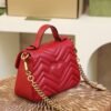 God Factory Gucci 𝐆𝐆 𝐌𝐚𝐫𝐦𝐨𝐧𝐭 𝐌𝐢𝐧𝐢 547260 21*15.5*8𝙘𝙢 Red