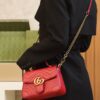 God Factory Gucci 𝐆𝐆 𝐌𝐚𝐫𝐦𝐨𝐧𝐭 𝐌𝐢𝐧𝐢 547260 21*15.5*8𝙘𝙢 Red