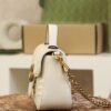 God Factory Gucci 𝐆𝐆 𝐌𝐚𝐫𝐦𝐨𝐧𝐭 𝐌𝐢𝐧𝐢 547260 21*15.5*8𝙘𝙢 White