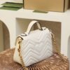God Factory Gucci 𝐆𝐆 𝐌𝐚𝐫𝐦𝐨𝐧𝐭 𝐌𝐢𝐧𝐢 547260 21*15.5*8𝙘𝙢 White