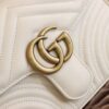 God Factory Gucci 𝐆𝐆 𝐌𝐚𝐫𝐦𝐨𝐧𝐭 𝐌𝐢𝐧𝐢 547260 21*15.5*8𝙘𝙢 White