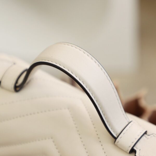 God Factory Gucci 𝐆𝐆 𝐌𝐚𝐫𝐦𝐨𝐧𝐭 𝐌𝐢𝐧𝐢 547260 21*15.5*8𝙘𝙢 White