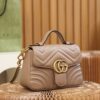God Factory Gucci 𝐆𝐆 𝐌𝐚𝐫𝐦𝐨𝐧𝐭 𝐌𝐢𝐧𝐢 547260 21*15.5*8𝙘𝙢 Milk Tea Color